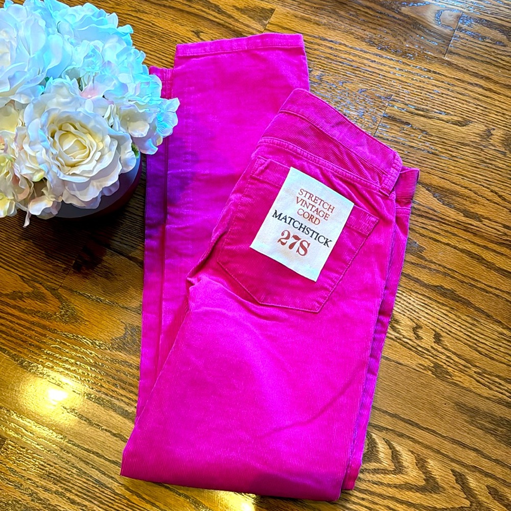 NWT J. Crew Matchstick Stretch Vintage Cord